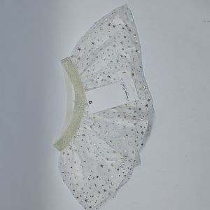 Girls gold star tutu